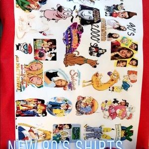 90s Cartoon/TV Shows T-Shirt